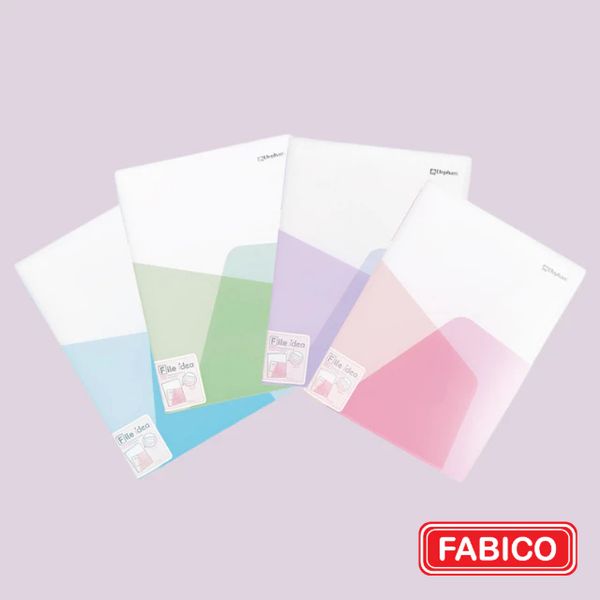Bìa nhựa đựng tài liệu, file tài liệu có 20 túi lá Elephant IDEA-P01