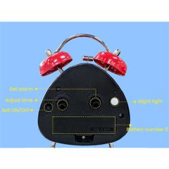 Đồng Hồ Báo Thức Chuông Kép Nhân Vật Disney Chuyển Động Thạch Anh