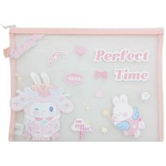 Túi lưới A4 KinhShion KT41051 Túi Khóa Kéo Chắc Chắn Đựng Tài Liệu