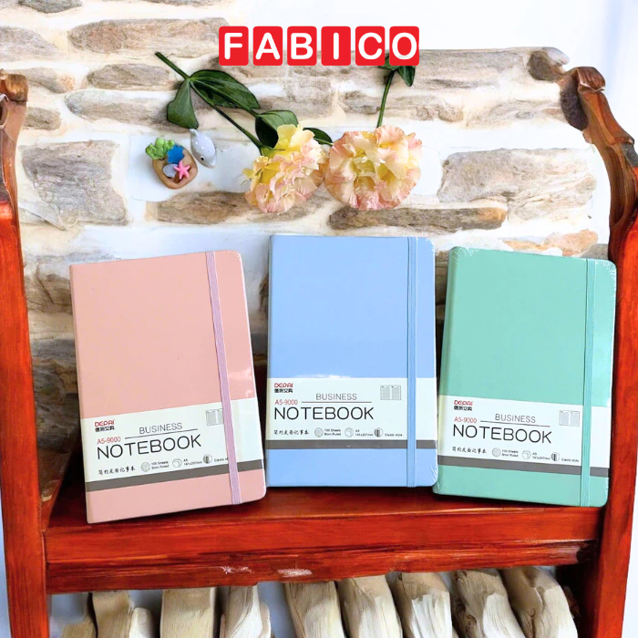 Sổ Tay Bìa Cứng Da PU NoteBook A5 Depai 200 Trang 80g Chống Nước - Sổ Kế Hoạch Planner, Nhật Kí, Journal
