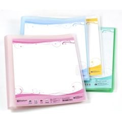 Bìa Lá File A4 Elephant N202 File Nhựa Plastic Dẻo Kèm 20 Lá Đựng Tài Liệu