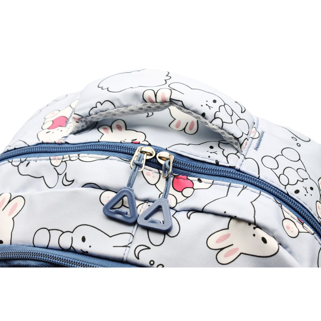 Ba Lô Thời Trang Clouds Love L209 Thỏ Trắng. Ba Lô Teen Nữ Sinh Đi Học Đi Chơi