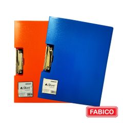 Bìa kẹp tài liệu A4 kẹp ngang Kinary (Xanh dương/Cam)