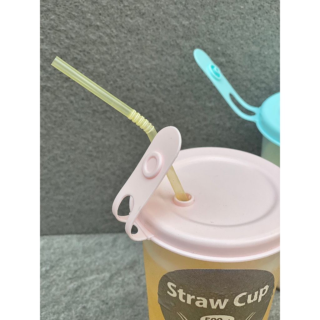 Cốc Uống Nước Có Nắp Đậy Cắm Ống Hút Kokubo S Select Nắp Nhật Bản 500ml