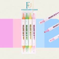 Bút dạ quang 2 đầu pastel Quantum QH781