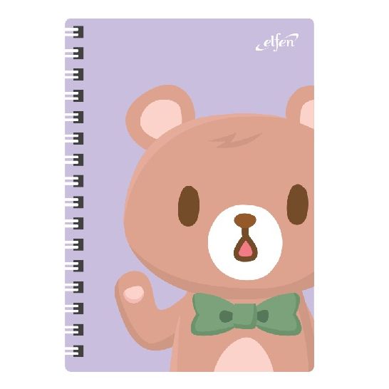 Sổ Tay Lò Xo A5 Elephant 60 Trang Giấy 70gsm Bìa In Nhựa