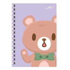 Sổ Tay Lò Xo A5 Elephant 60 Trang Giấy 70gsm Bìa In Nhựa