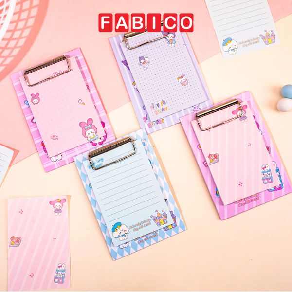 Bìa Kẹp Giấy Note Ghi Chú Depai Nhiều Họa Tiết Cute Bảng Kẹp Giấy Tờ Hồ Sơ Trình Ký Văn Phòng Phẩm
