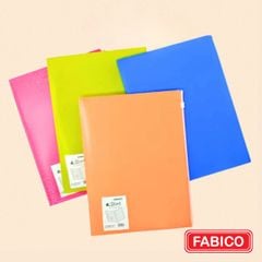 Bìa khóa zip A4 kèm 10 file lá Kinary đa năng lưu trữ tài liệu
