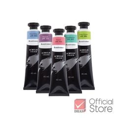 Màu nước acrylic dạng tuýp lớn 45ml Renaissance cao cấp vẽ được trên mọi chất liệu