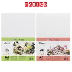Xấp 20 Tờ Giấy Vẽ Đa Năng Romance A4/A5 200gsm - Mix Media Paper - Zen Art TMG 8381