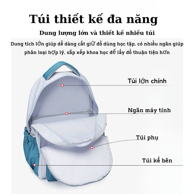Ba Lô Thời Trang Nam Aopusen Chống Nước Nhiều Ngăn APS-10282