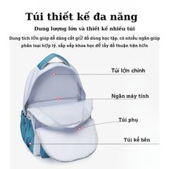 Ba Lô Thời Trang Nam Aopusen Chống Nước Nhiều Ngăn APS-10282