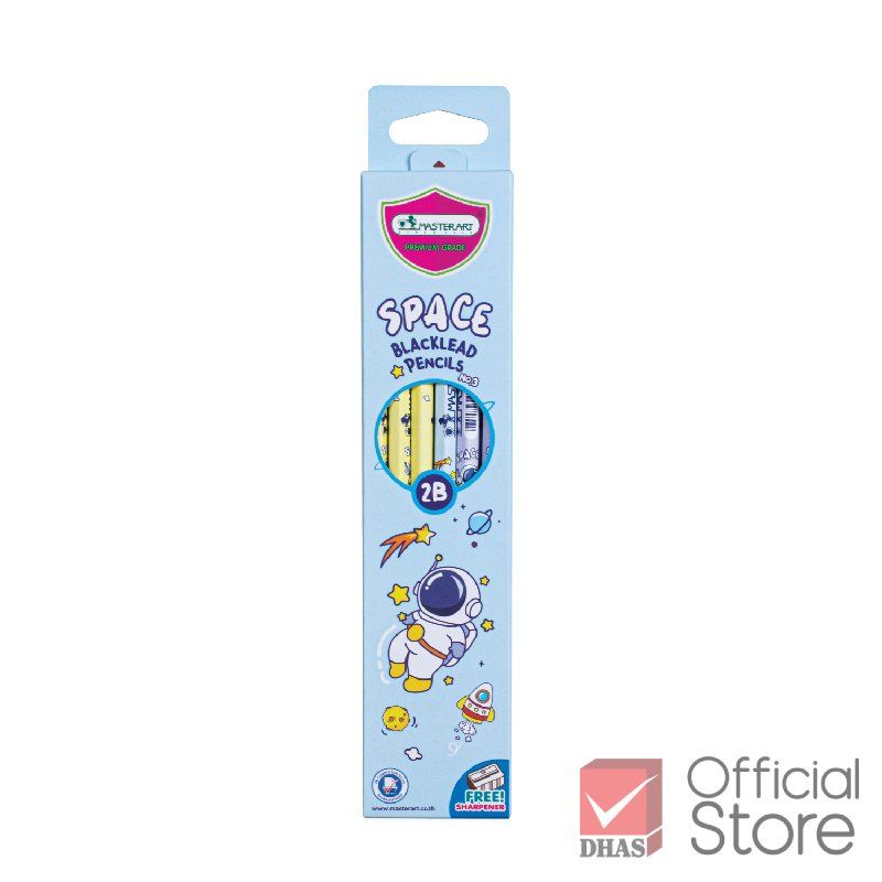 Hộp 12 bút chì Master Art 2B FANCY Nhiều Hình Động Vật Dễ Thương