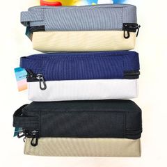 Bóp Viết Vải SHU Cool Hộp Bút Nam Vải Canvas 2 Ngăn Khoang Rộng