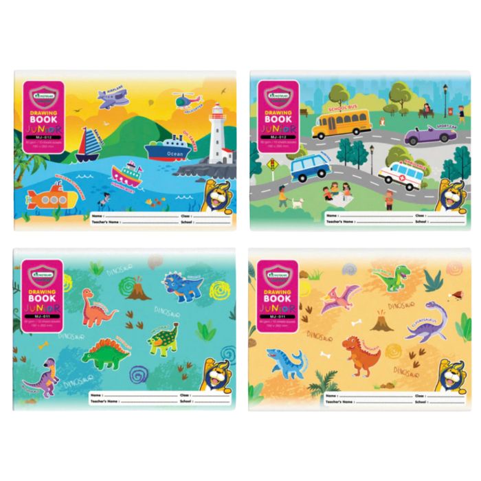 Tập Mỹ Thuật A4 Master Art Junior - Vở Vẽ Tranh Tô Màu Cho Bé - Cuốn 10 Trang Giấy Vẽ