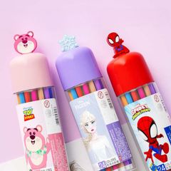 Bút Lông Màu Nước Phiên Bản Disney Bút 1.0mm Màu Cao Cấp Đậm Màu Rõ Nét An Toàn Cho Trẻ Nhỏ