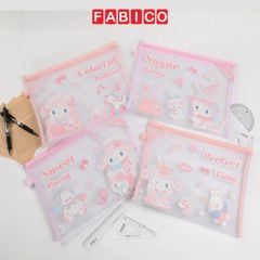 Túi lưới A4 KinhShion KT41051 Túi Khóa Kéo Chắc Chắn Đựng Tài Liệu