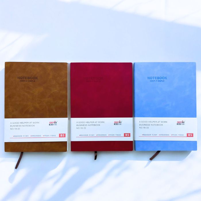 Sổ Tay Ghi Chú Bìa Da B5 Depai 232 Trang 80g - Sổ Kế Hoạch Planner, Nhật Kí, Journal A525-33