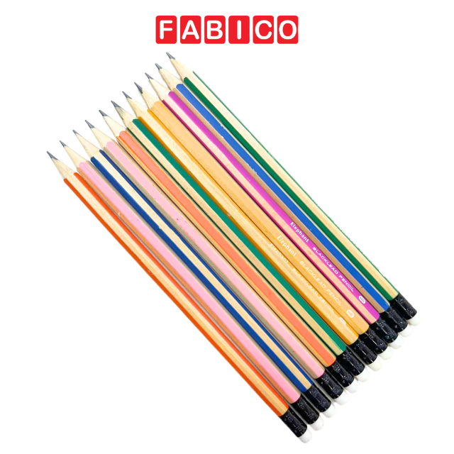 Bút Chì Gỗ HB Elephant Rainbow (1 cây)