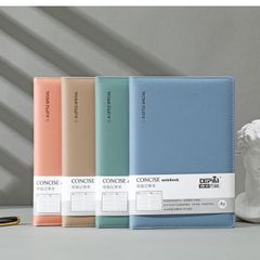 Sổ Tay Ghi Chép Bìa Da A5 Depai 200 Trang 100g Kẻ Ngang chống nước - Sổ Kế Hoạch Planner, Nhật Kí, Journal