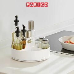 Đồ Để Vật Dụng Xoay Tròn LITEM Hàn Quốc Nhiều Ngăn Đa Năng