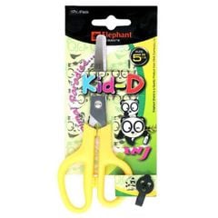 Kéo học sinh, kéo cắt giấy, kéo mỹ thuật 5,5inch Elephant an toàn cho bé
