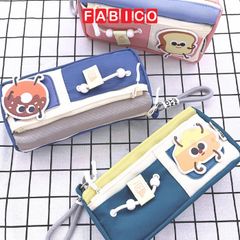 Bóp viết vải SHU 7905 Dễ Thương 2 Ngăn Chống Nước Cho Nữ Phong Cách Hàn Quốc