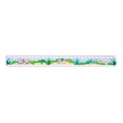 Thước Nhựa Kẻ Học Sinh 30cm Master Art Sibbil & Flower