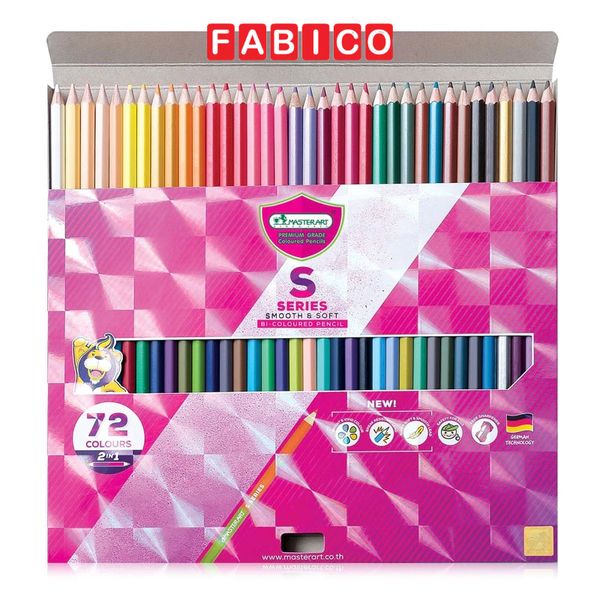 Bộ chì màu cao cấp 72 màu Master Art S-SERIES Thái Lan