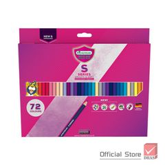 Bộ chì màu cao cấp 72 màu Master Art S-SERIES Thái Lan