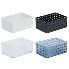 Khay nhựa để đồ PS, rổ nhựa LiTem lưới cao cấp nhiều size đựng đồ đa năng