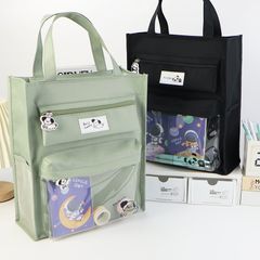 Túi Tote Nam Nữ Đựng Đồ Đi Học Túi Canvas Họa Tiết Hoạt Hình Dể Thương