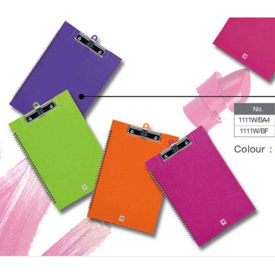 Bìa Trình Ký Đôi Lò Xo Elephant 1111A4 / F4 Khóa Kim Loại Kẹp Tài Liệu
