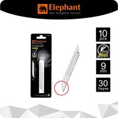 6 Lưỡi Dao Rọc Giấy Elephant 9mm 30° NO.930 Thái Lan