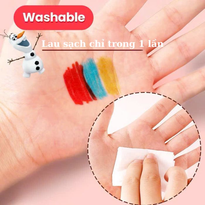 Bút Dạ Màu Bút Lông Màu Rửa Được Disney - Màu Đậm Viết Calligraphy Vẽ Tranh Tô Màu Trang Trí Sổ Học Sinh