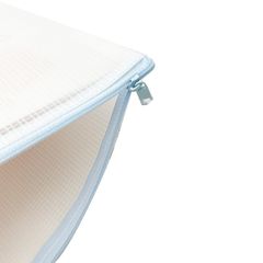 Bìa khóa zip dạng lưới A4 A5 A6 đựng tài liệu vật dụng nhỏ Kinary