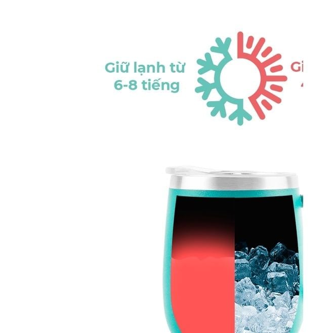 Bộ 2 ly cốc đôi xinh xắn giữ nhiệt inox 304 Elmich EL8020 dung tích 360ml
