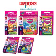 Bút Sáp Tô Màu Master Art 8/12/16/24 Màu Thân To Super Jumbo Thái Lan