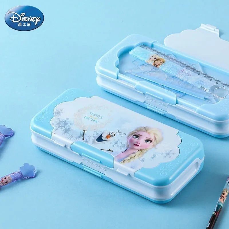 Hộp Đựng Bút Nhưa PP Cao Cấp Họa Tiết Disney Dễ Thương Cho Bé Gái