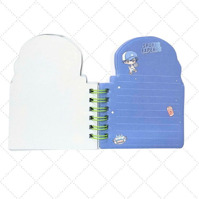 Sổ Tay Mini Lò Xo Depai Nhỏ Gọn Hình Boy Thể Thao Dễ Thương - Sổ 60 Trang 8.3 x 11cm