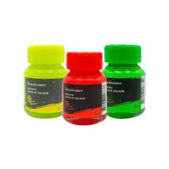 Màu vẽ nước acrylic Neon Fluo 20ml (nhiều màu) - hiệu Renaissance Thái Lan