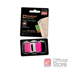 Tập phân trang Elephant, Ghi chú Phim Chỉ số màu hồng lớn 15x50 mm gói 50 tờ