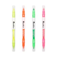 Bút dạ quang, đánh dấu hai đầu Quantum highlighter 4 màu QH-780