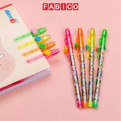 Combo 5 Cây Bút Chì Khúc TL PC-09, Màu Chì Đậm, Ngòi Mềm, Viết Êm Tay, Sẵn Gôm Trên Nắp
