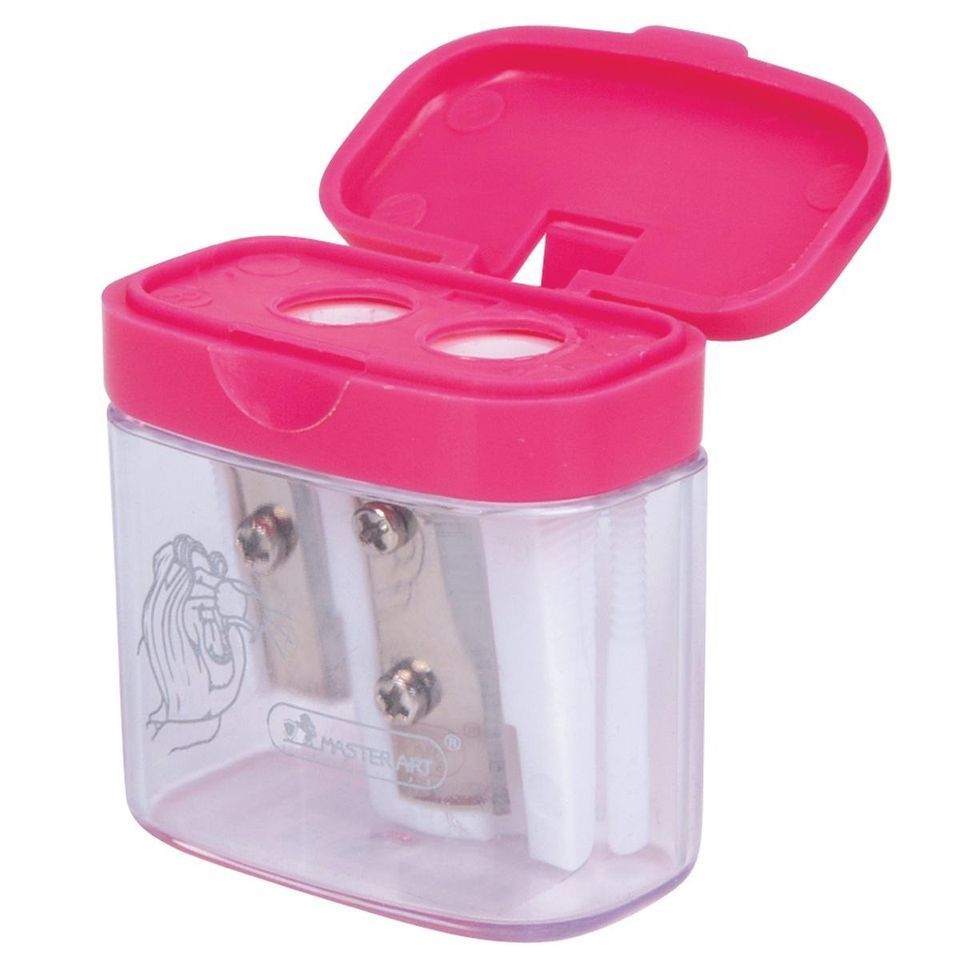 Gọt Bút Chì, Chuốt Chì 2 Lỗ Có Nắp MasterArt Pencil Sharpener No.8
