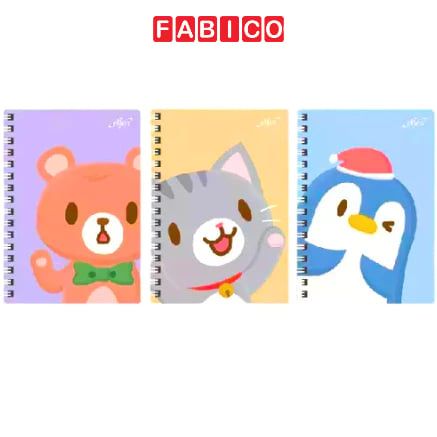 Sổ Tay Lò Xo A5 Elephant 60 Trang Giấy 70gsm Bìa In Nhựa