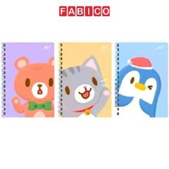 Sổ Tay Lò Xo A5 Elephant 60 Trang Giấy 70gsm Bìa In Nhựa