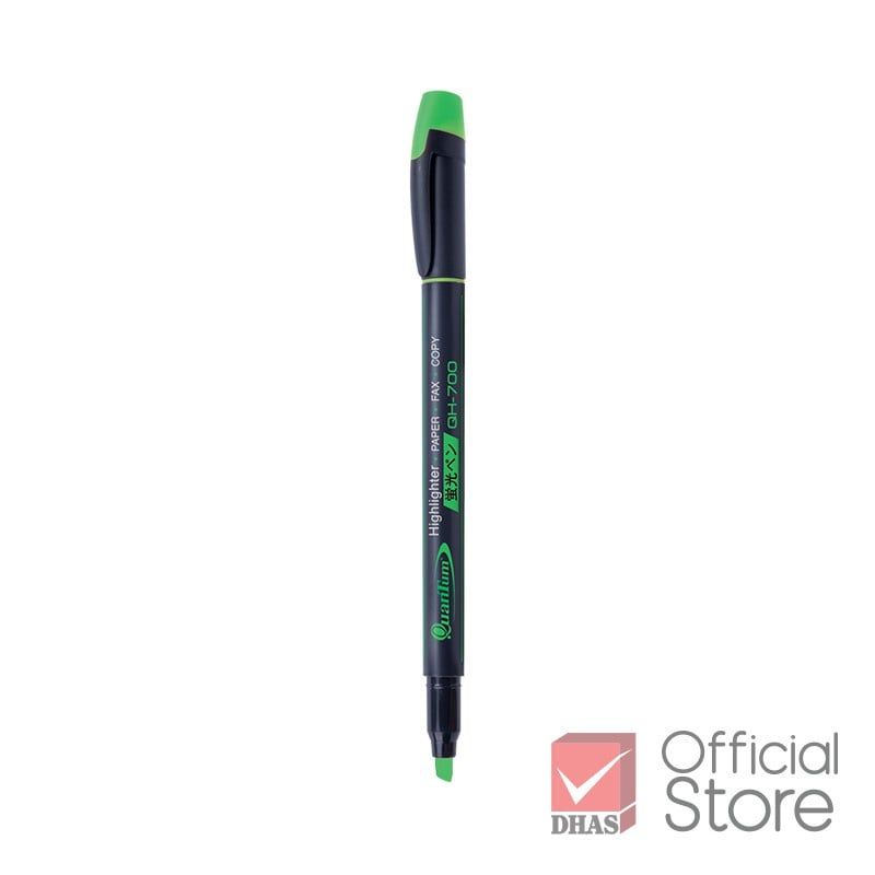 Bút đánh dấu highlight dạ quang 4 màu siêu sáng, không lem mực QH700 QuanTum