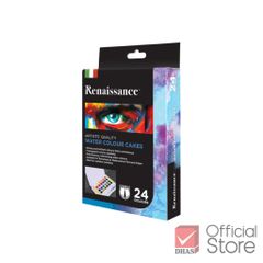 Bộ 24 Màu nước dạng nén Renaissance, Màu nước cao cấp artists watercolour